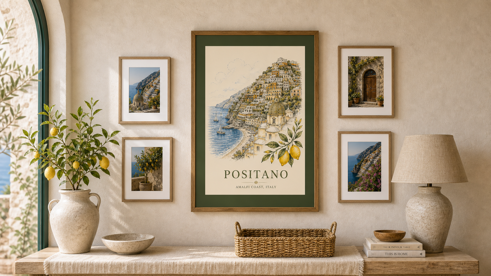 Positano Vintage Wall Art