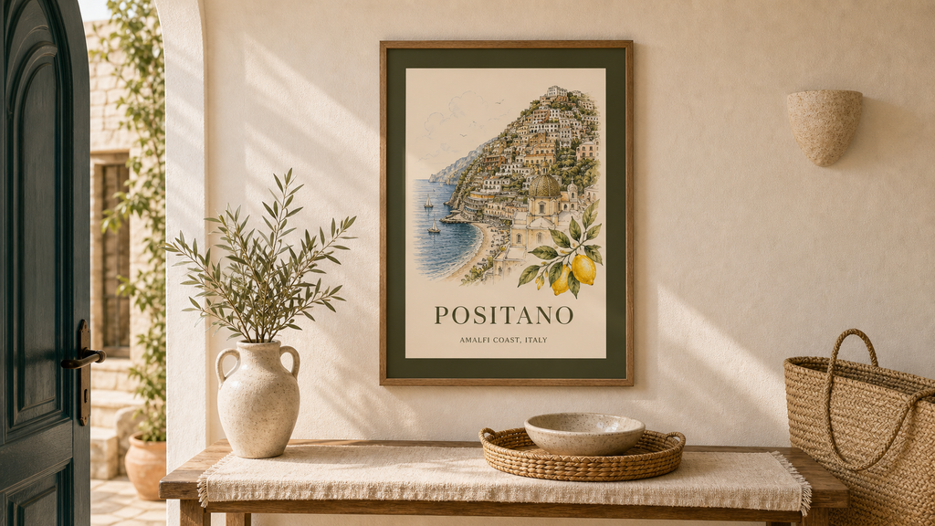 Positano Vintage Wall Art