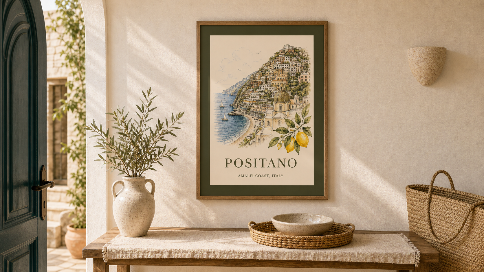 Positano Vintage Wall Art