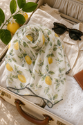 Positano Lemon Featherweight Washable Scarf