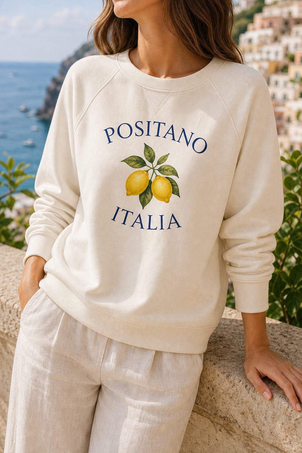 Positano Featherweight French Terry Sweatshirt