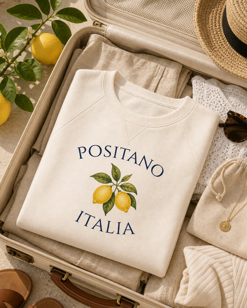 Positano Featherweight French Terry Sweatshirt