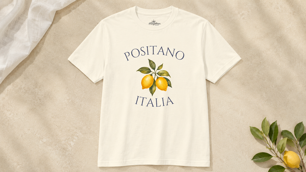 Positano Faded Cream Tee