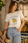 Positano Faded Cream Tee