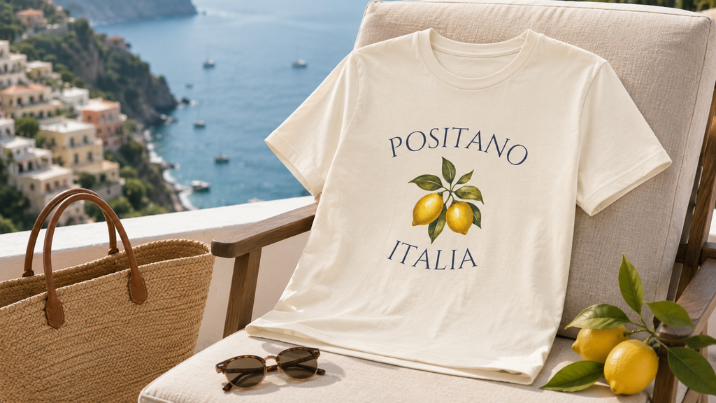 Positano Faded Cream Tee