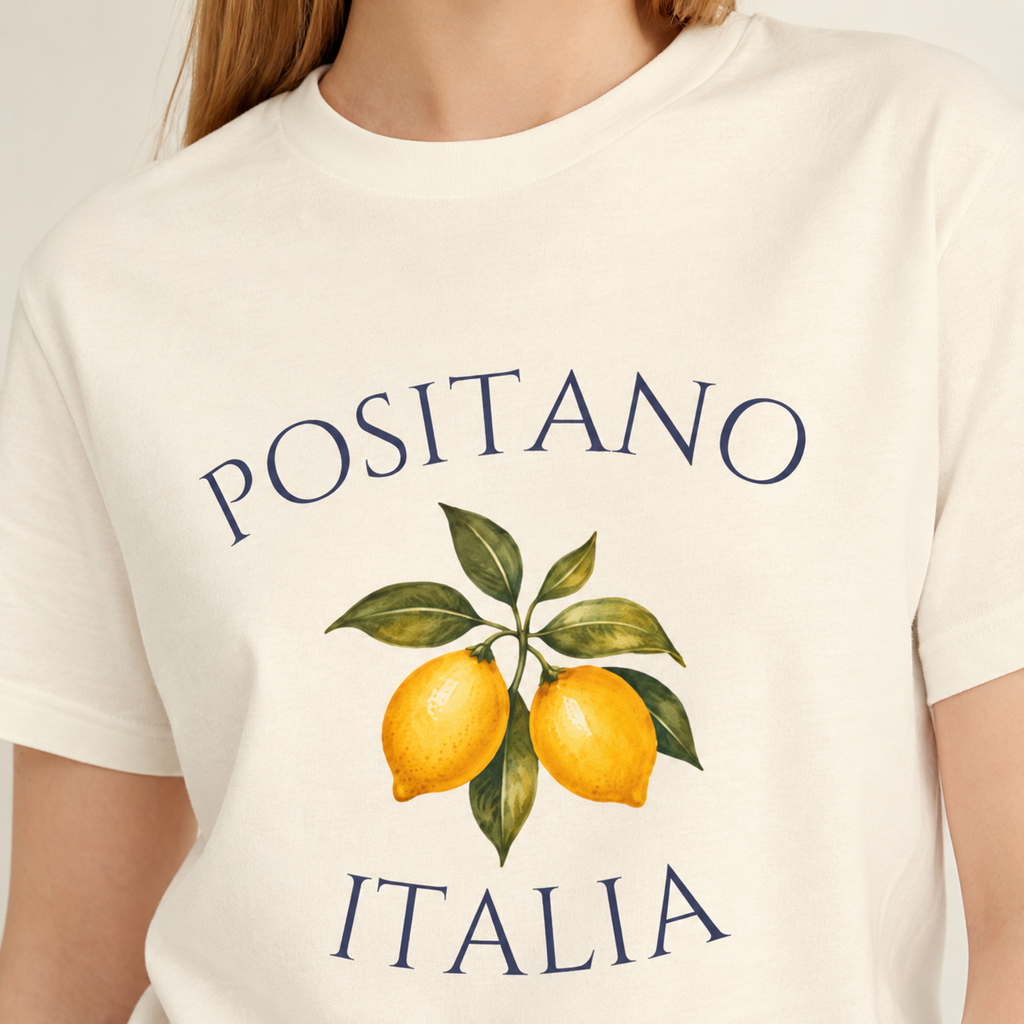 Positano Faded Cream Tee