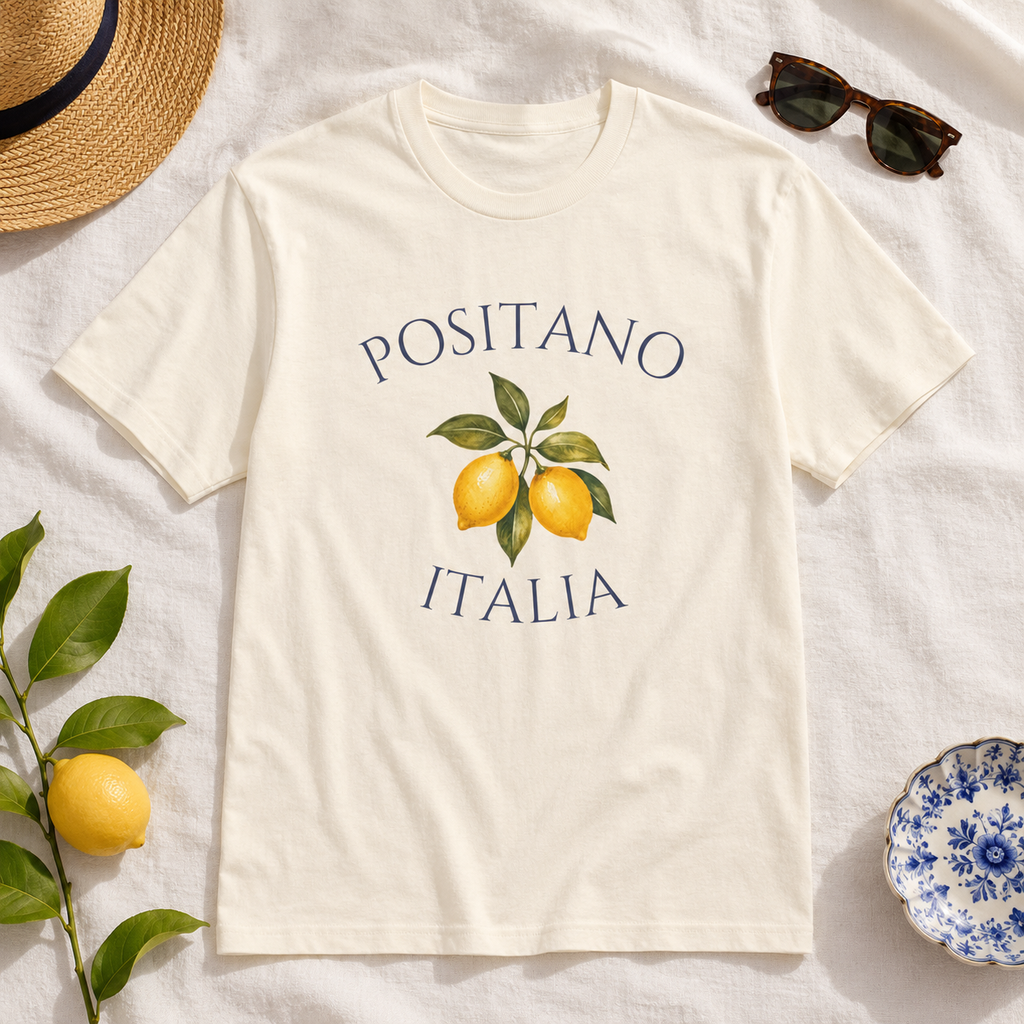 Positano Faded Cream Tee
