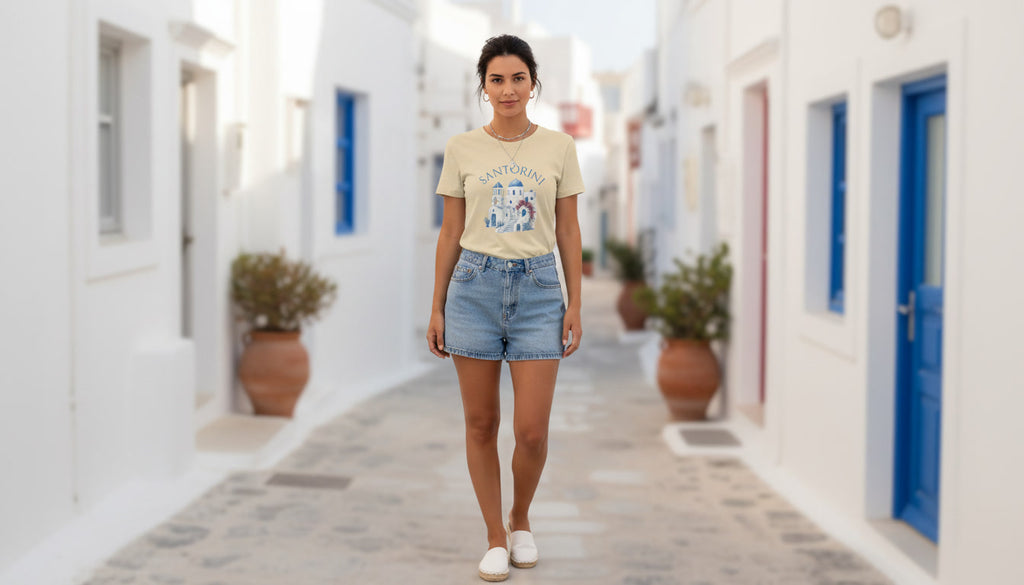 Santorini Vacation Tee
