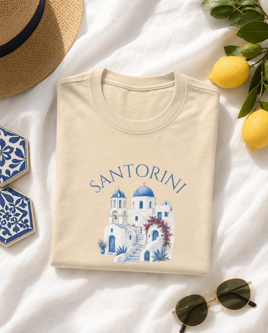 Santorini Vacation Tee