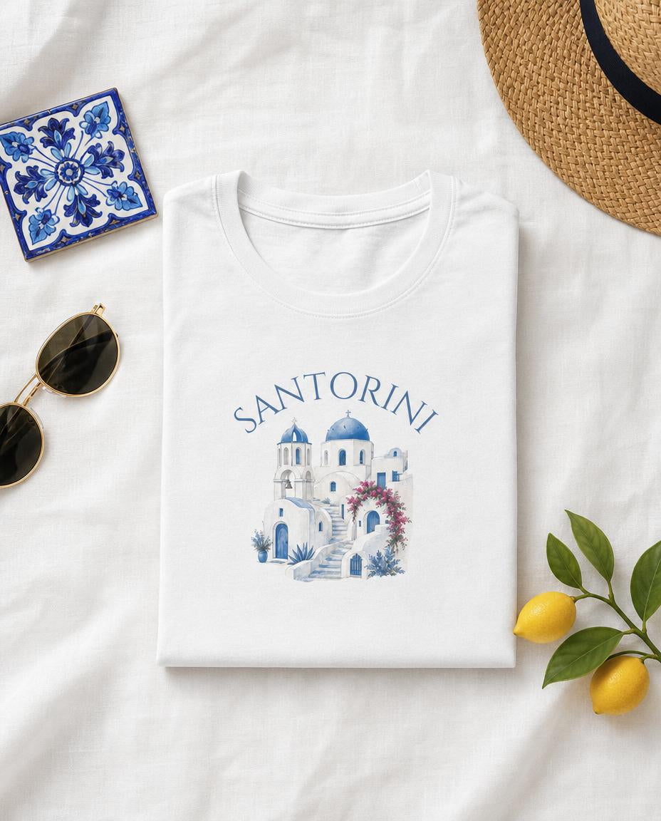 Santorini Vacation Tee