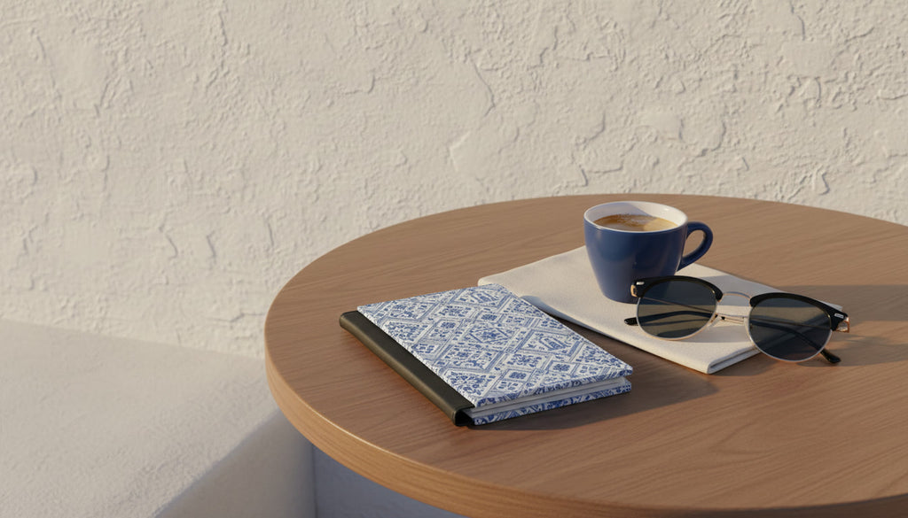 Santorini Passport Cover