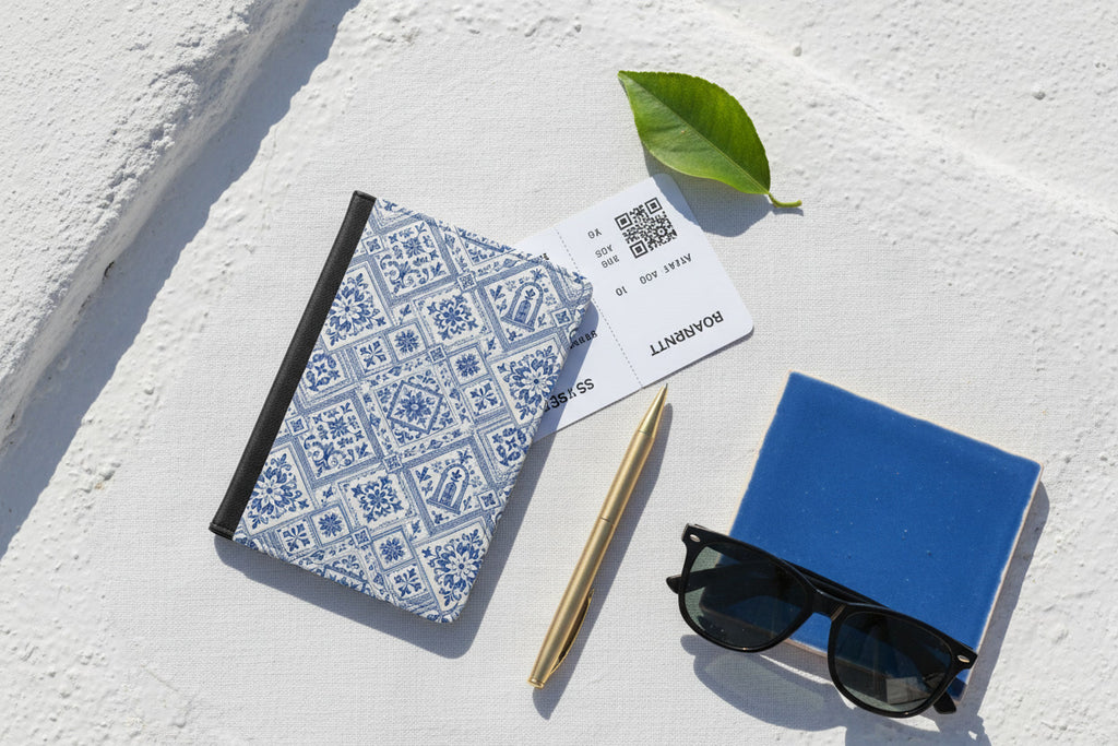 Santorini Passport Cover