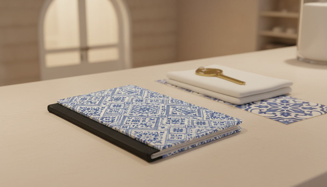 Santorini Passport Cover