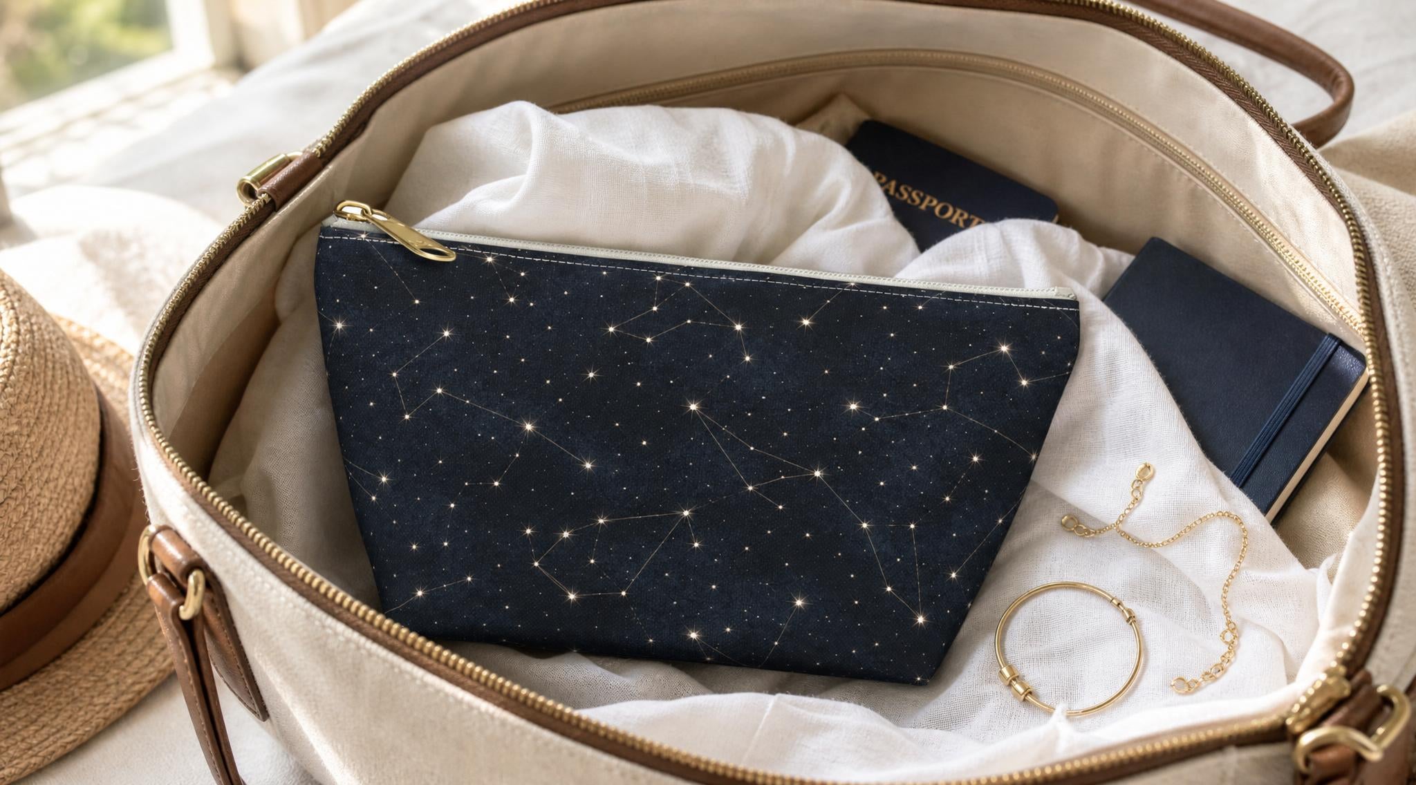 Celestial Stargazer Travel Pouch