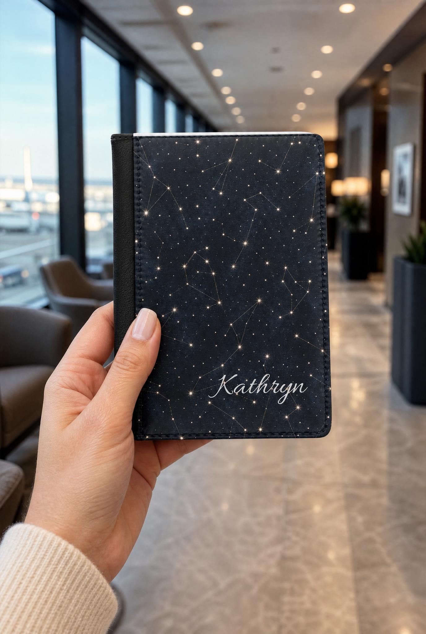 Stargazer Personalized Passport Cover