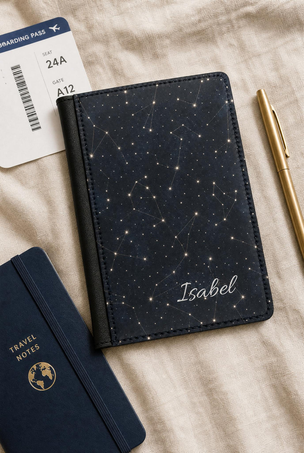 Stargazer Personalized Passport Cover