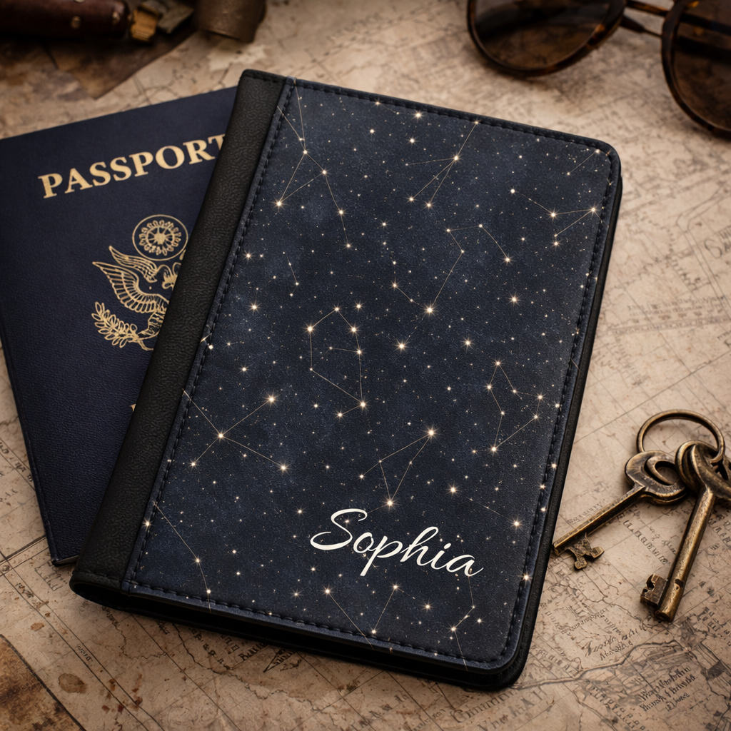 Stargazer Personalized Passport Cover