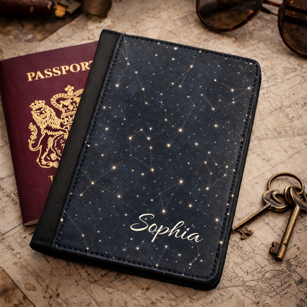Stargazer Personalized Passport Cover