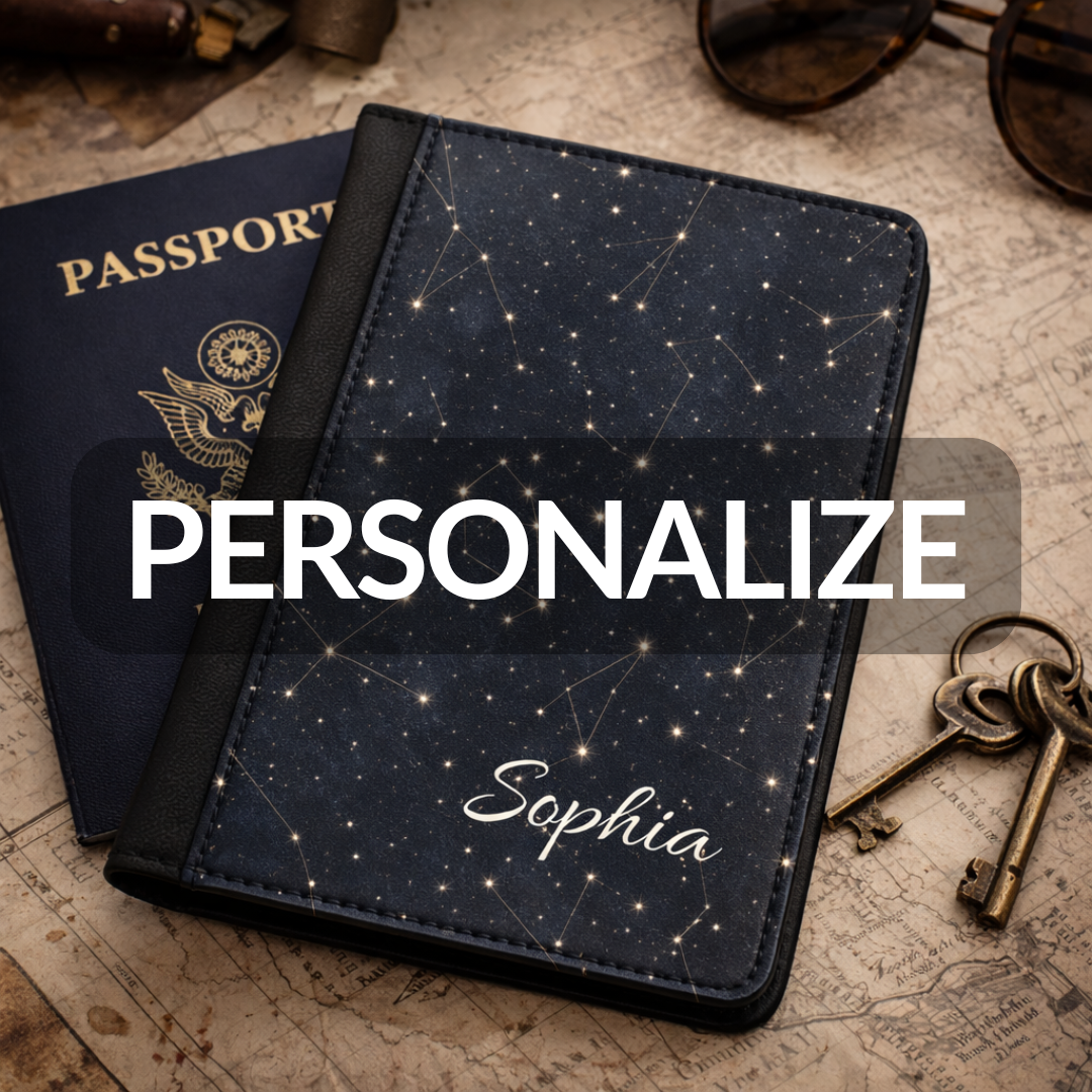 Stargazer Personalized Passport Cover