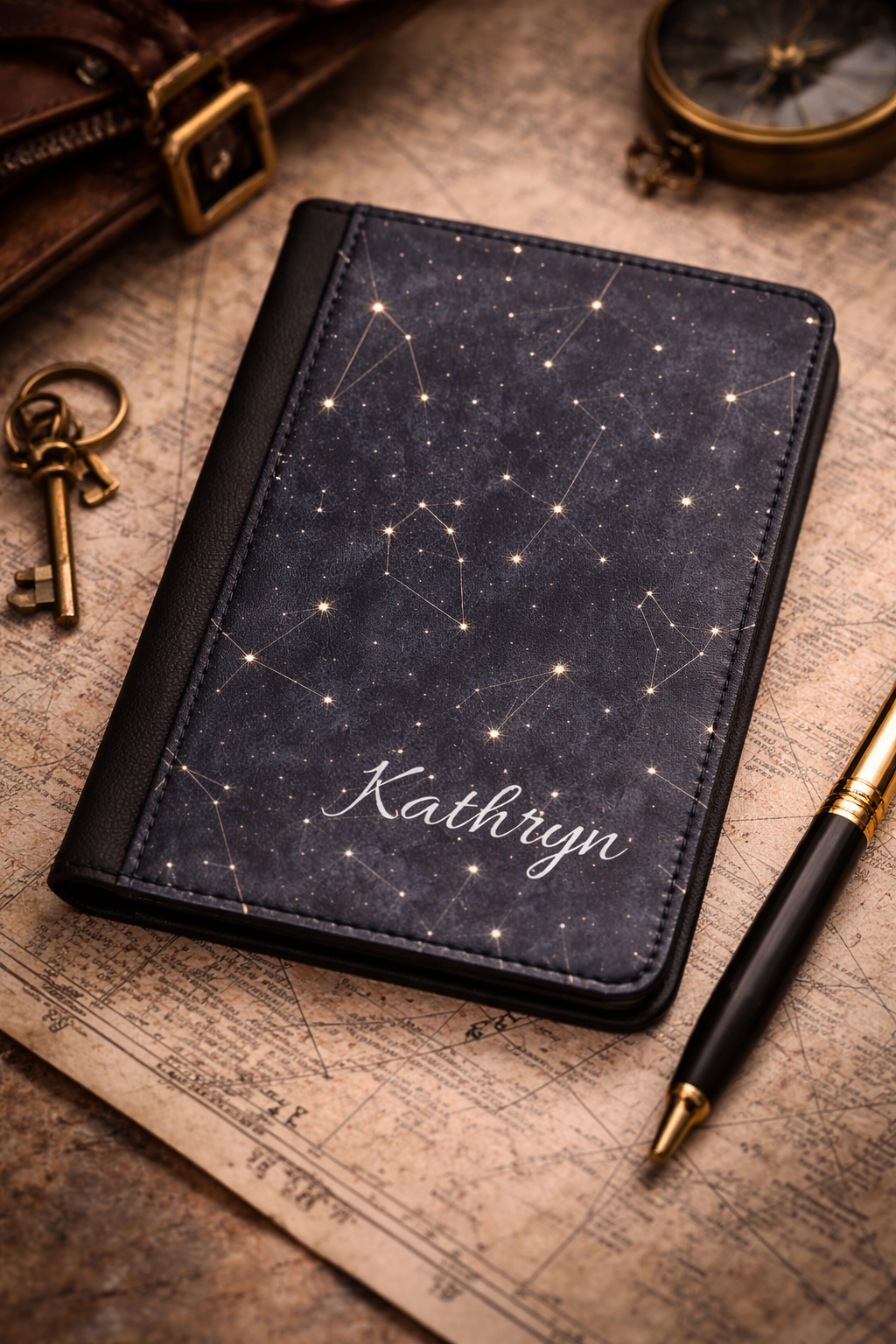 Stargazer Personalized Passport Cover