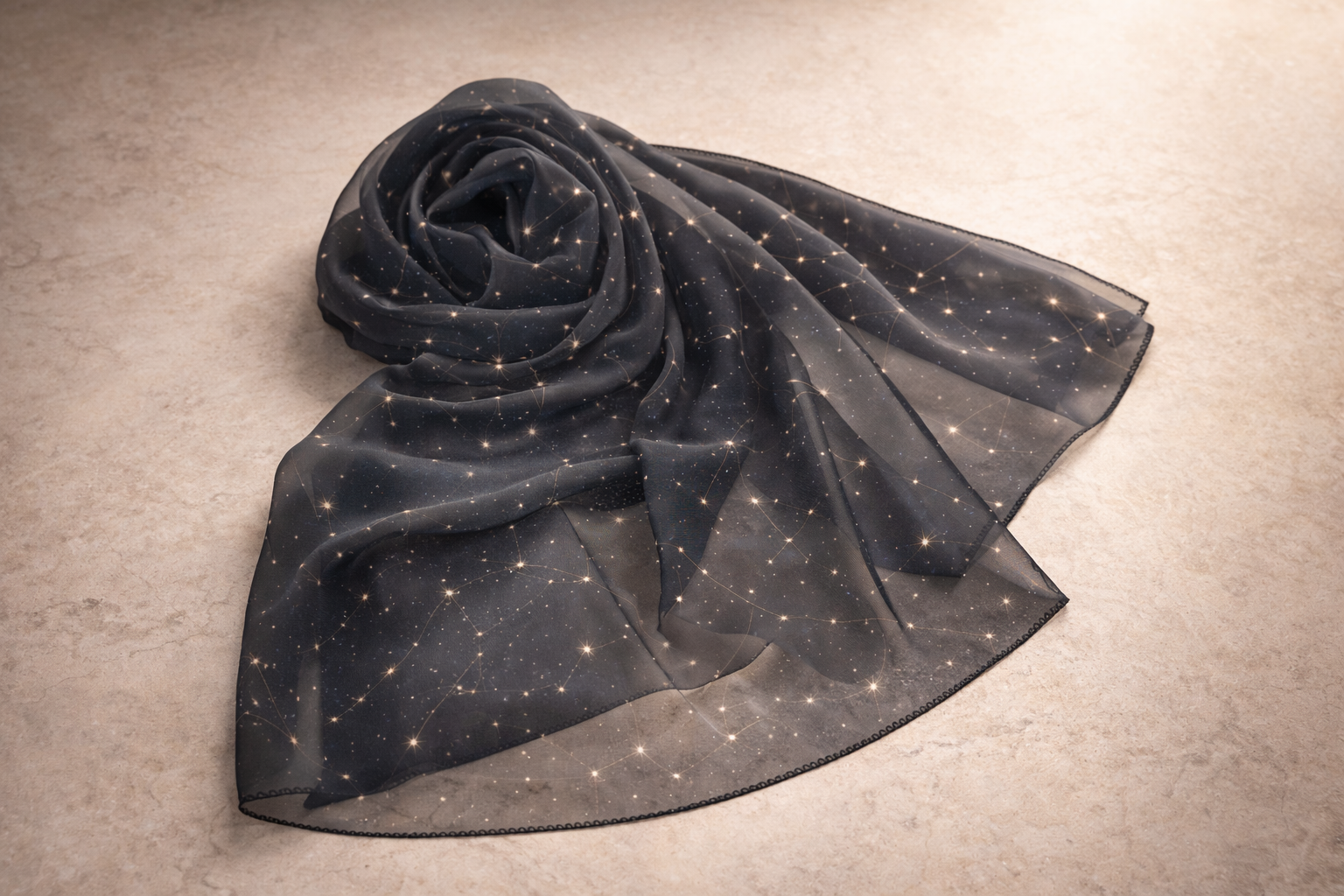Celestial Featherweight Washable Scarf