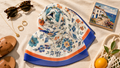 Costa Brava Floral Lightweight Washable Scarf