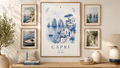 Capri Club Vintage Travel Poster