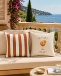 Sunset Spritz Reversible Throw Pillow