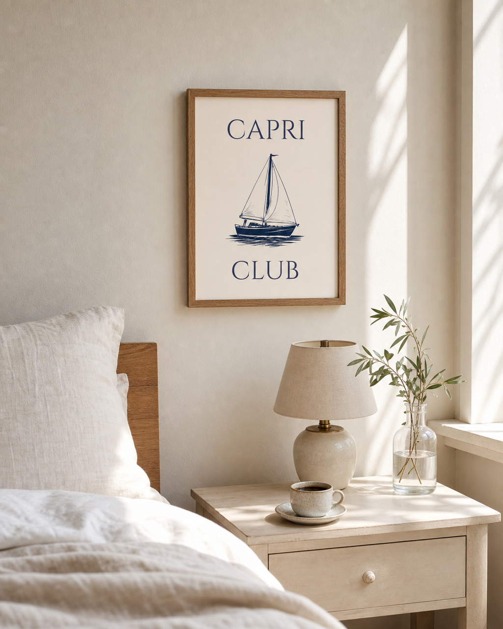 Capri Club Nautical Art Print