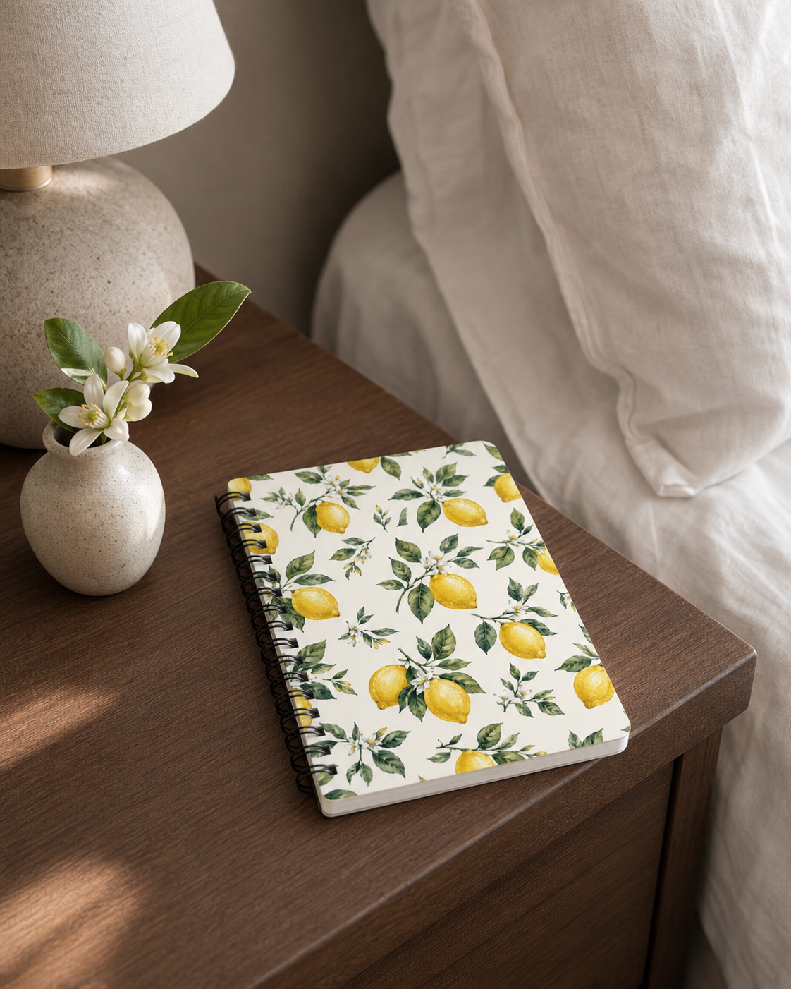 Positano Lemon Print Travel Journal