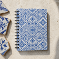 Santorini Tile Pattern Travel Journal
