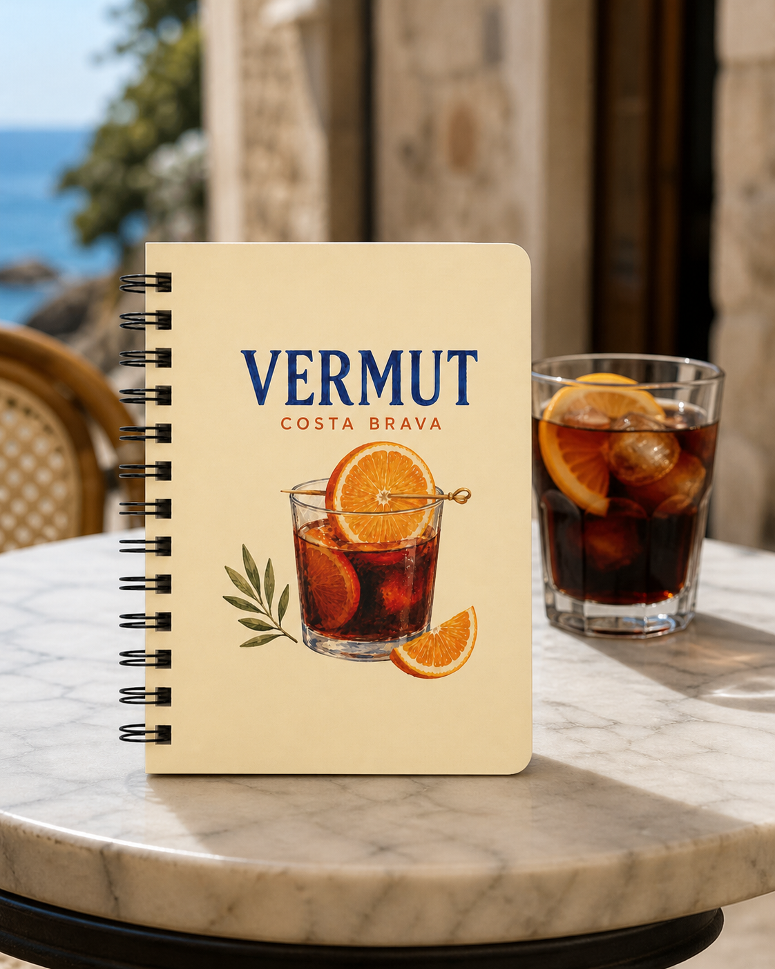 Cocktail Costa Brava Spain Notebook