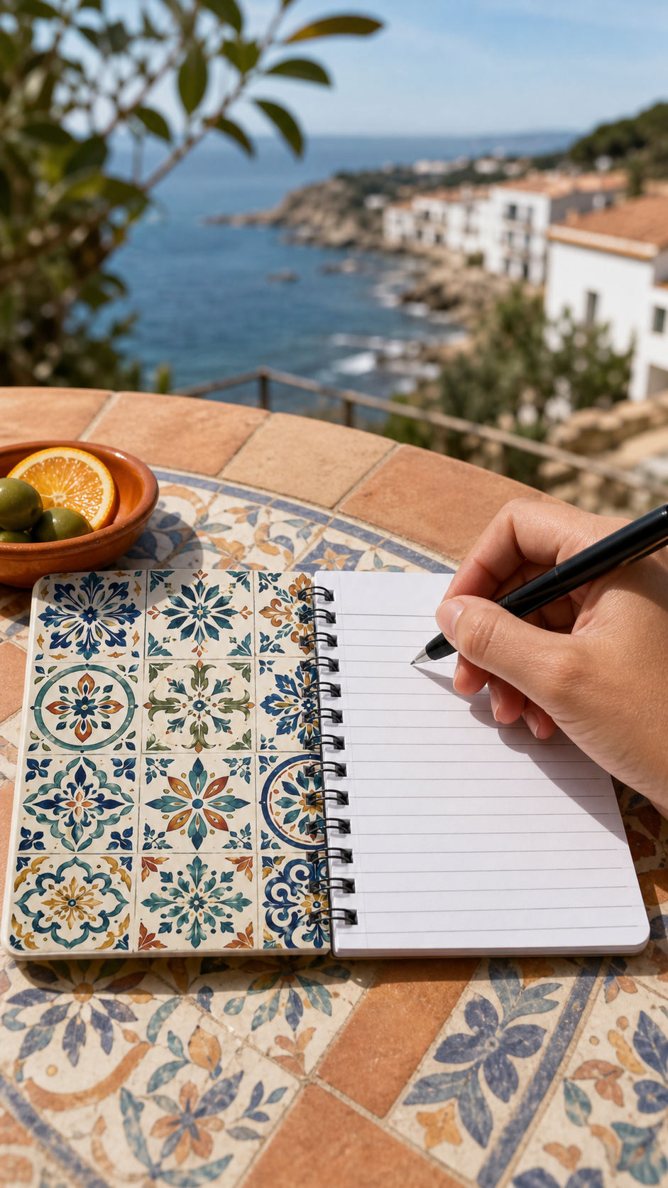 Cocktail Costa Brava Spain Notebook