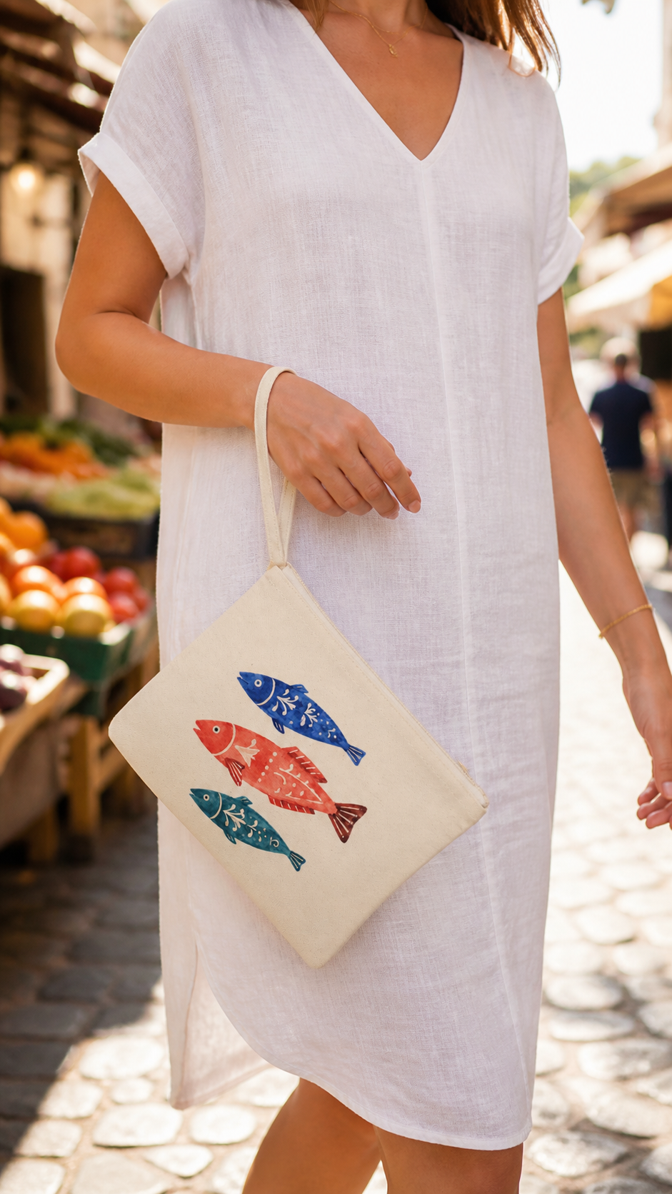 Painted Fish Costa Brava Travel Pouch