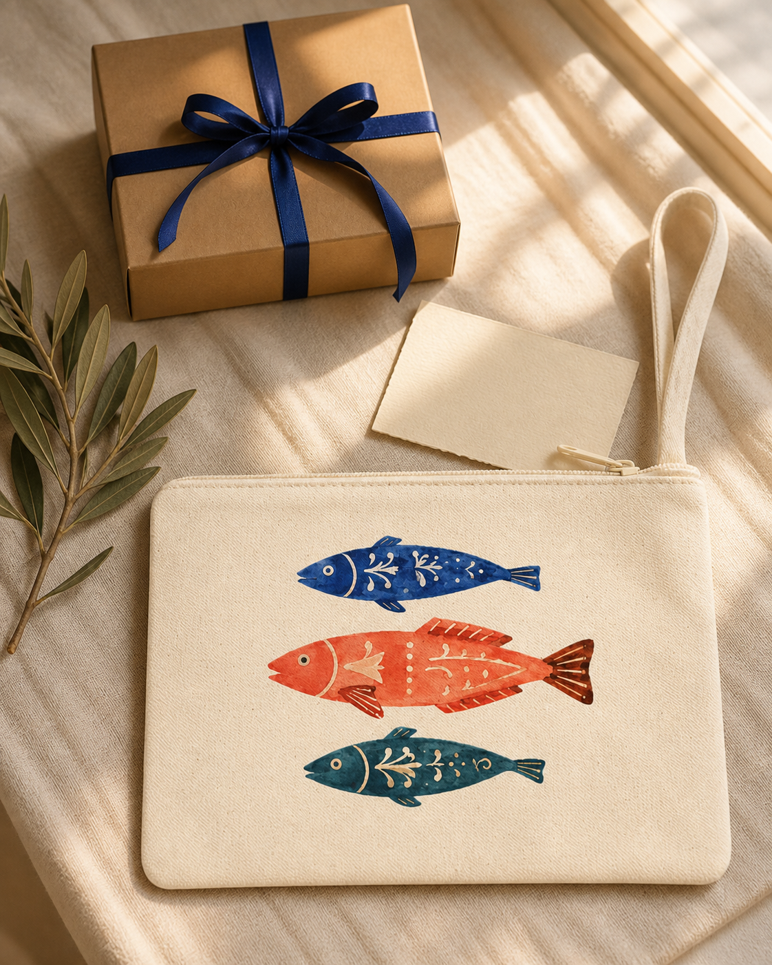 Painted Fish Costa Brava Travel Pouch