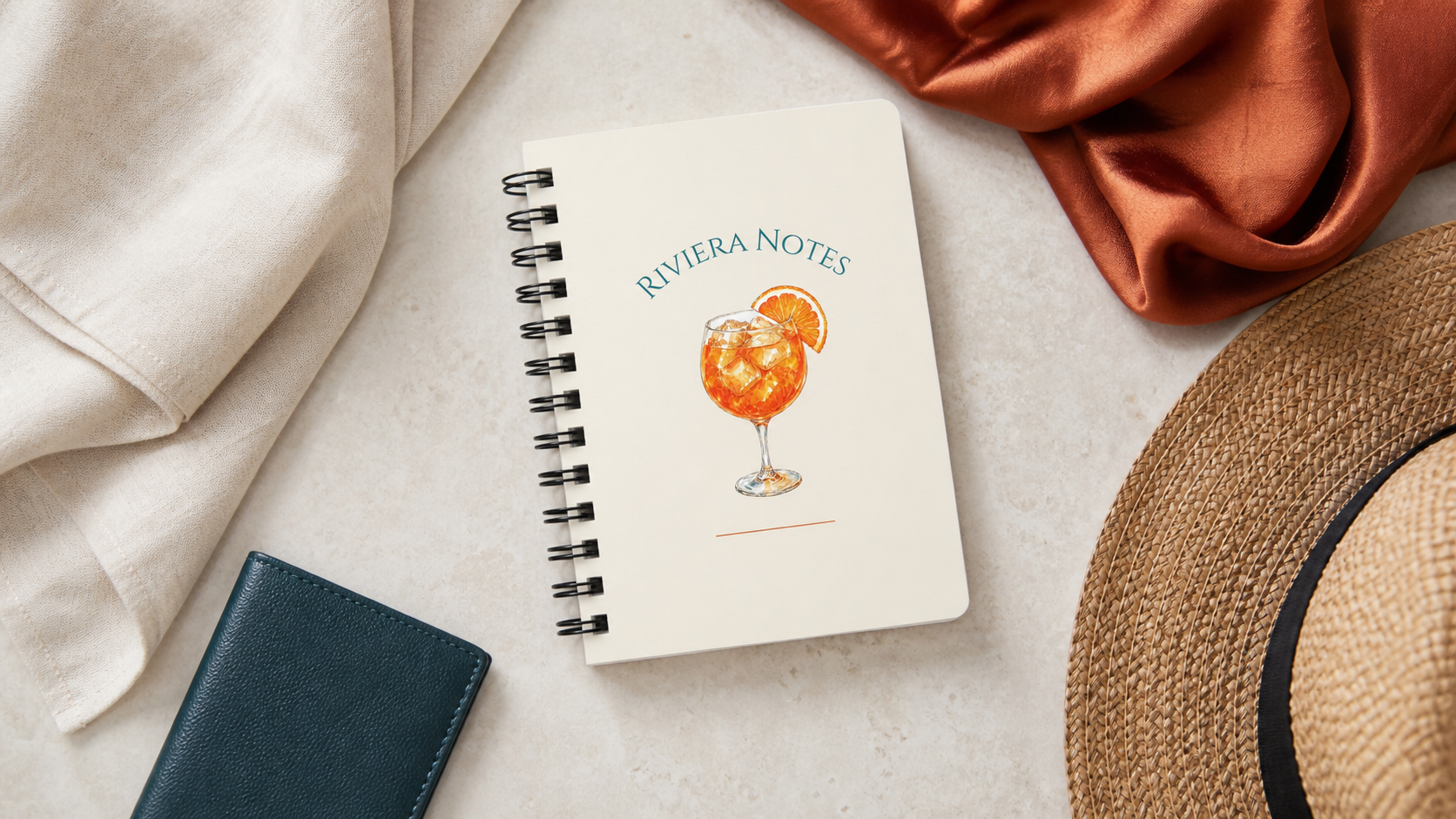 French Riviera Spritz Notebook