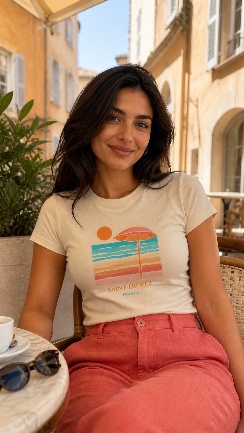 Saint-Tropez Beach Graphic Tee