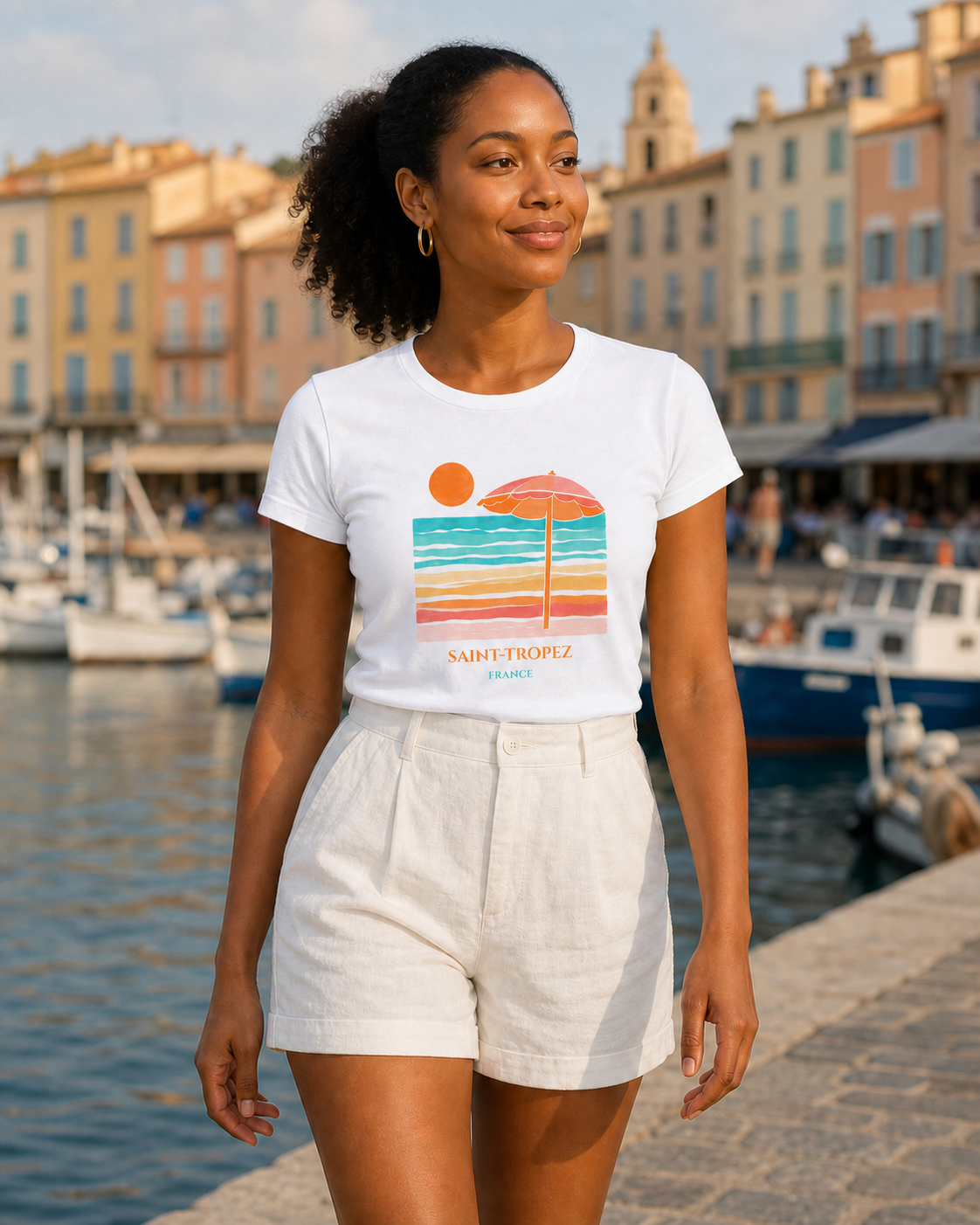 Saint-Tropez Beach Graphic Tee