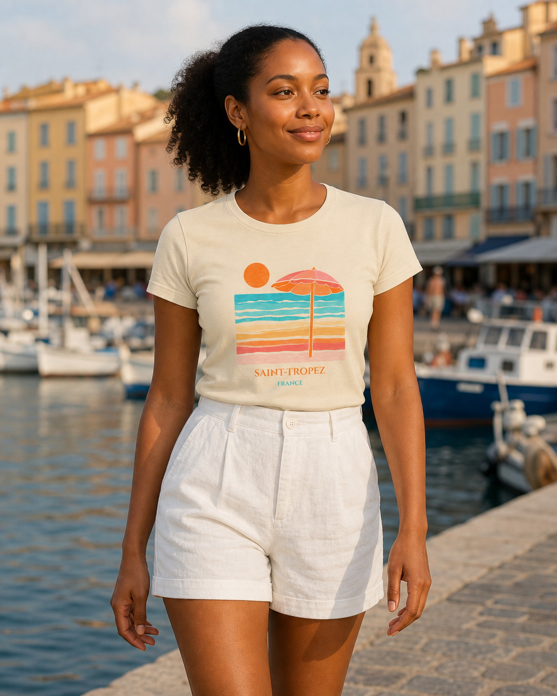 Saint-Tropez Beach Graphic Tee