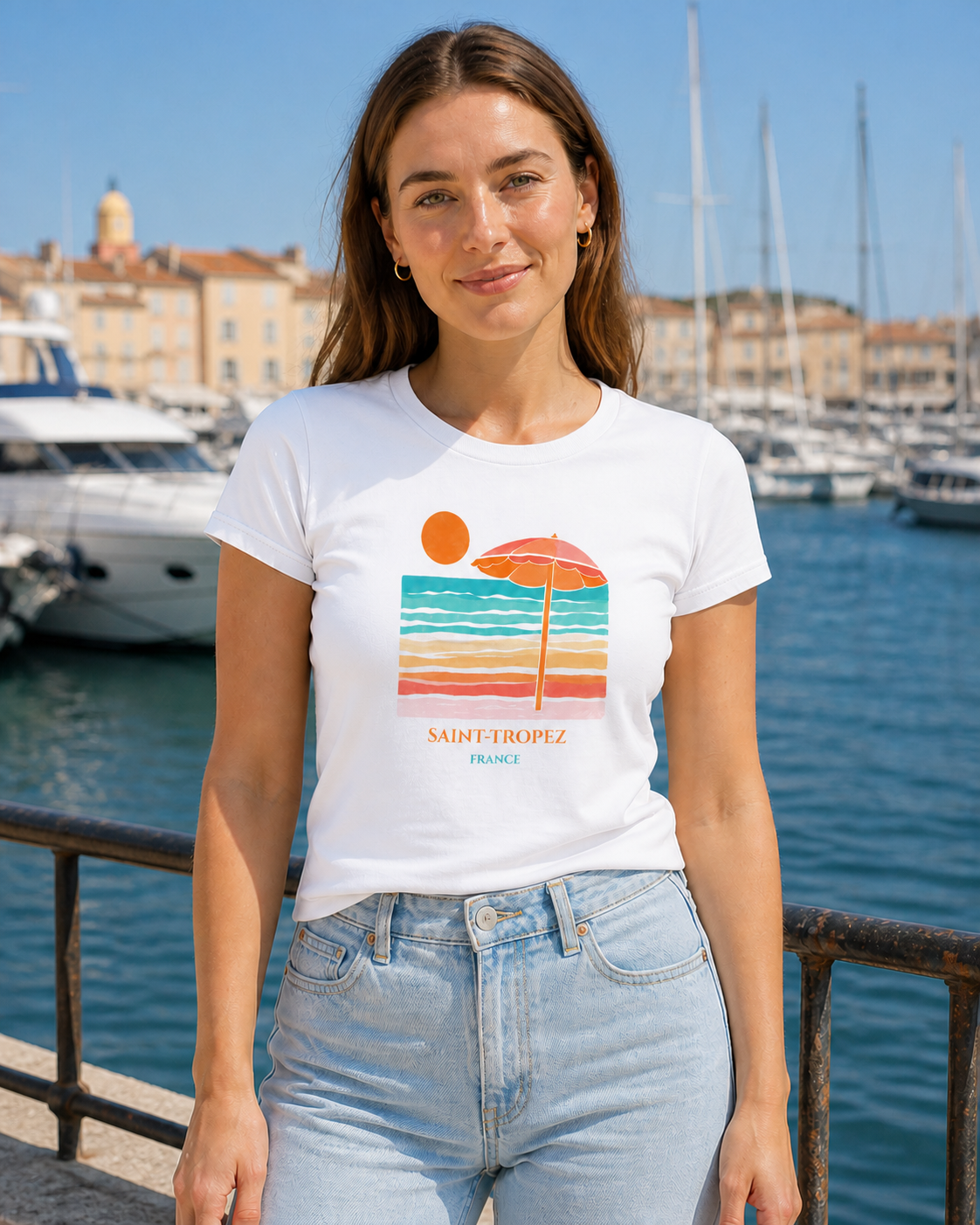 Saint-Tropez Beach Graphic Tee