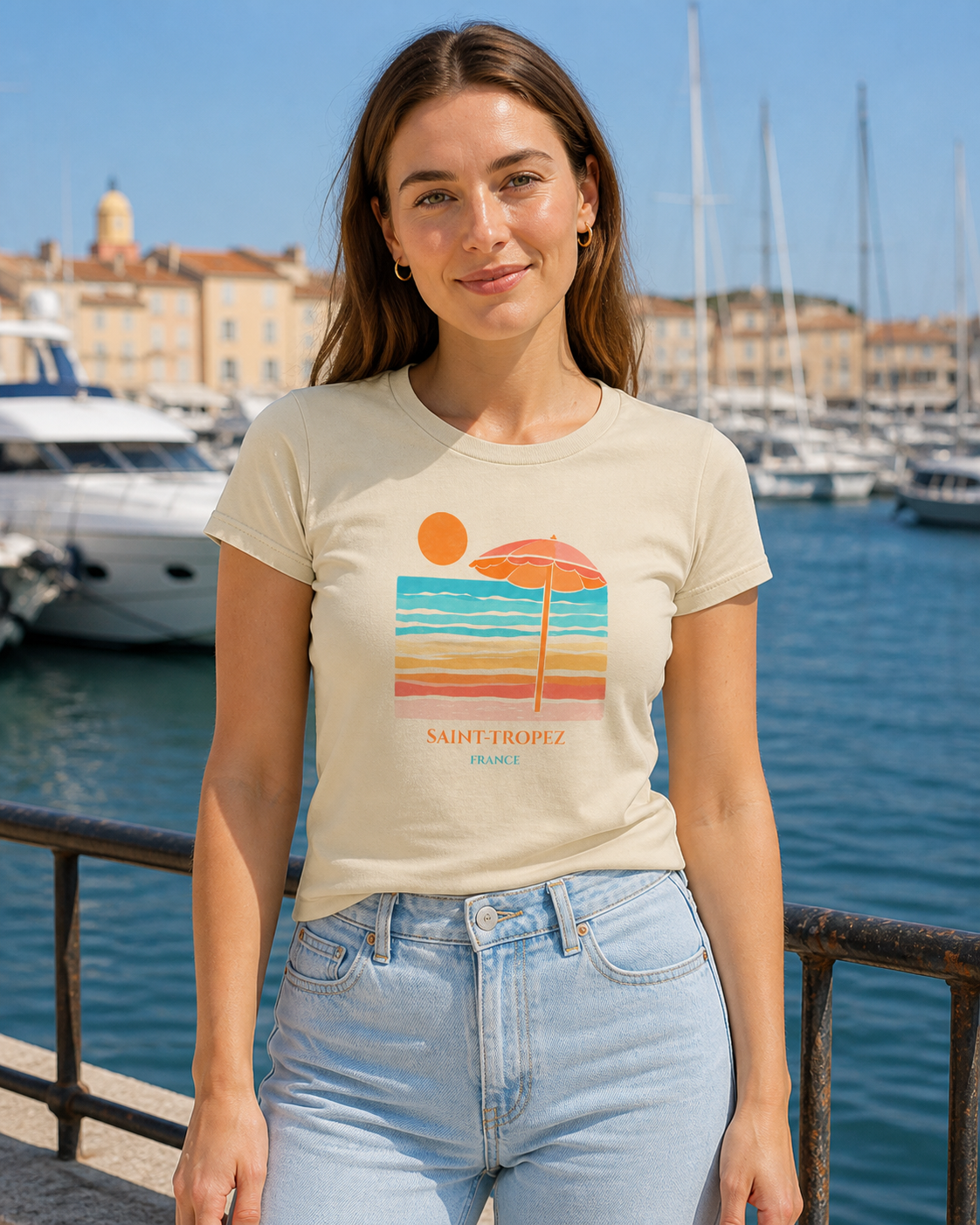 Saint-Tropez Beach Graphic Tee