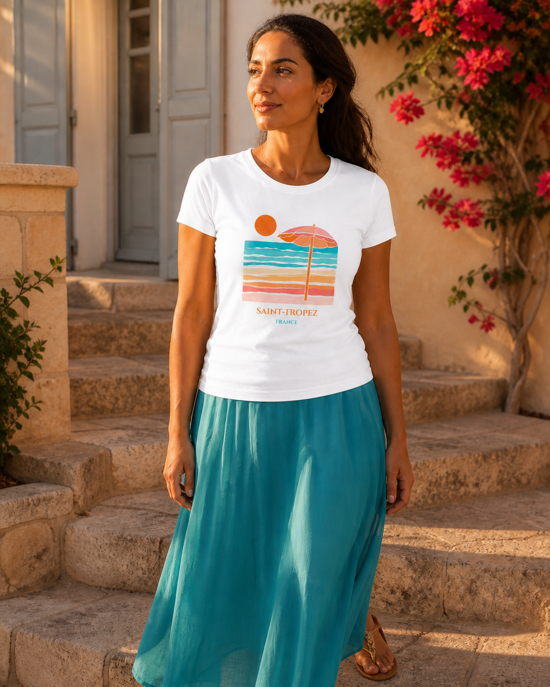 Saint-Tropez Beach Graphic Tee