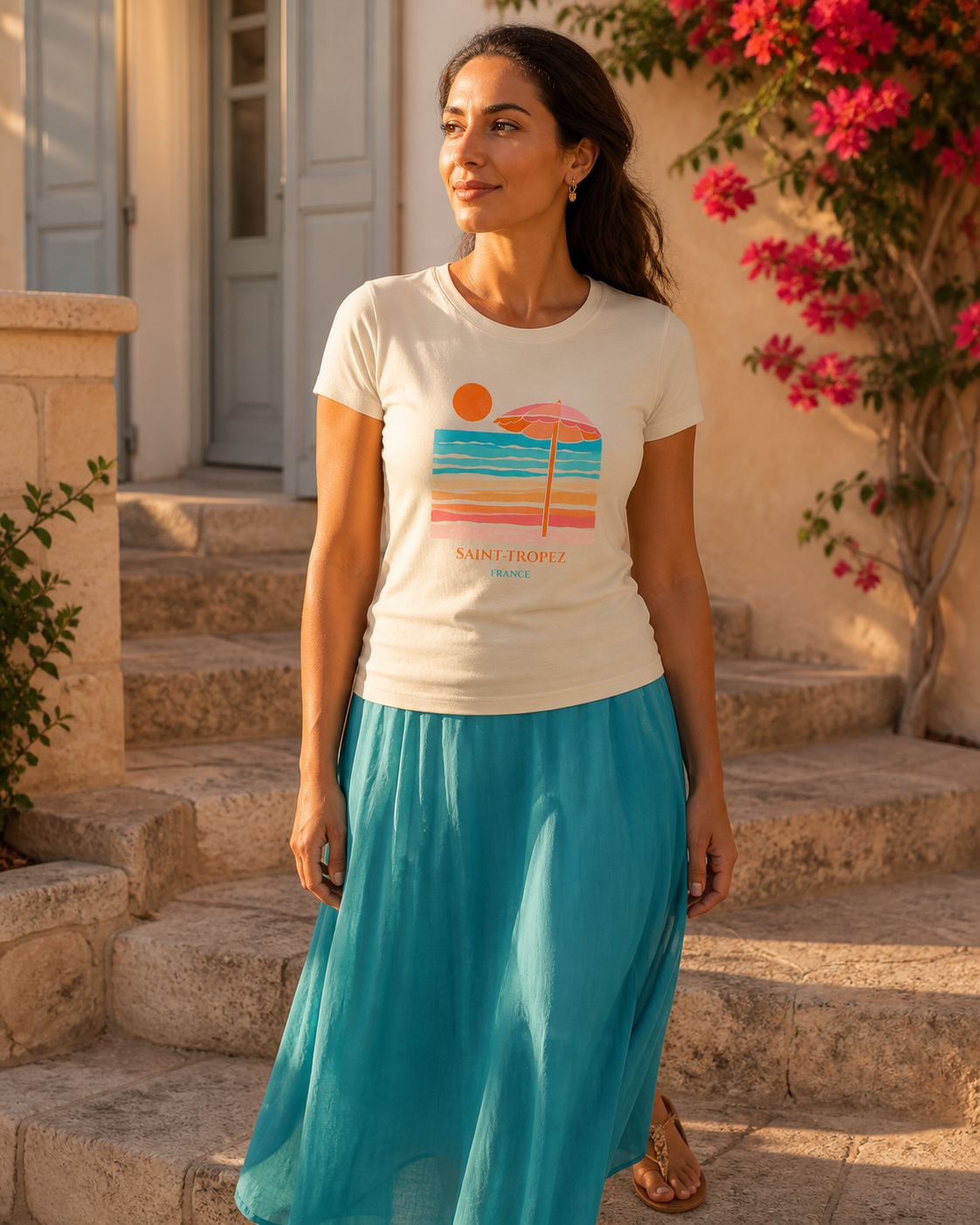 Saint-Tropez Beach Graphic Tee