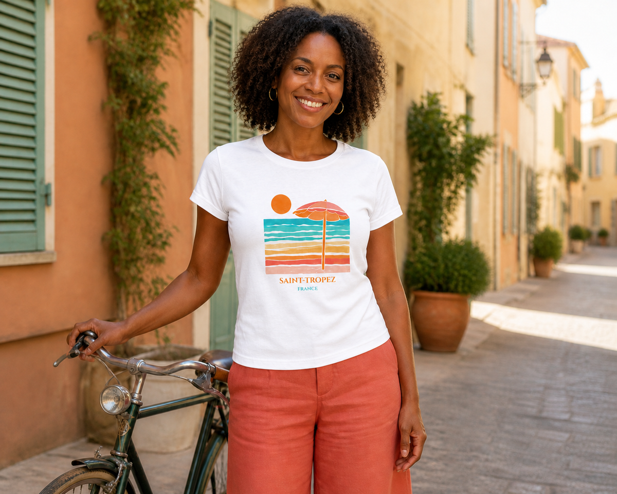 Saint-Tropez Beach Graphic Tee
