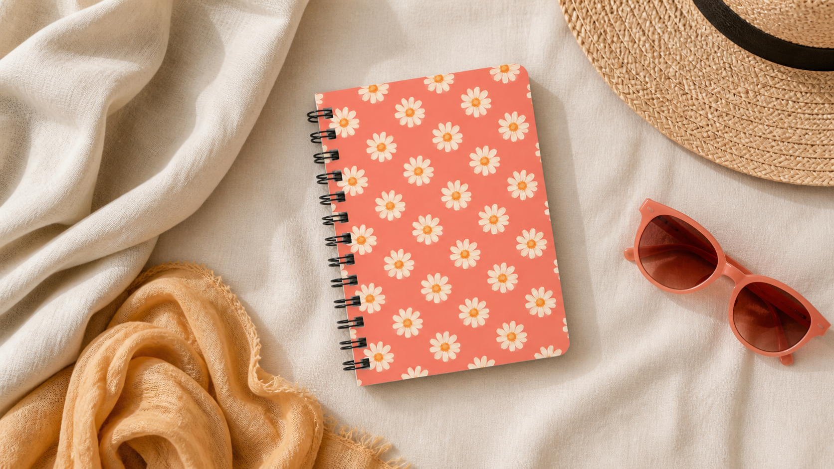 French Daisies Saint-Tropez Notebook