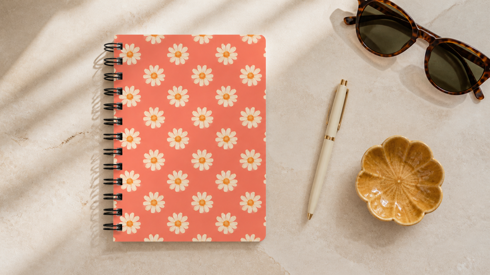 French Daisies Saint-Tropez Notebook