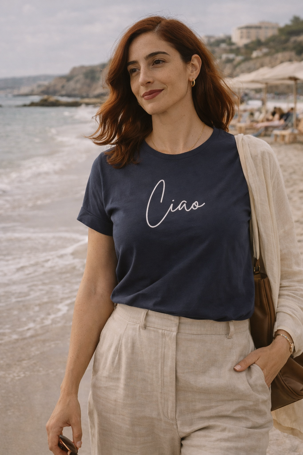 "Ciao" Script Italian Luxury Tee Shirt