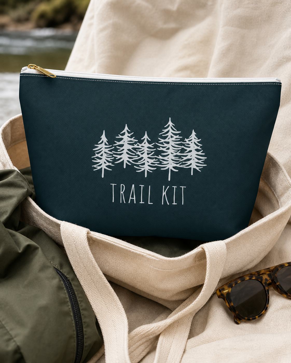 Personalized Pacific Northwest Travel Pouch