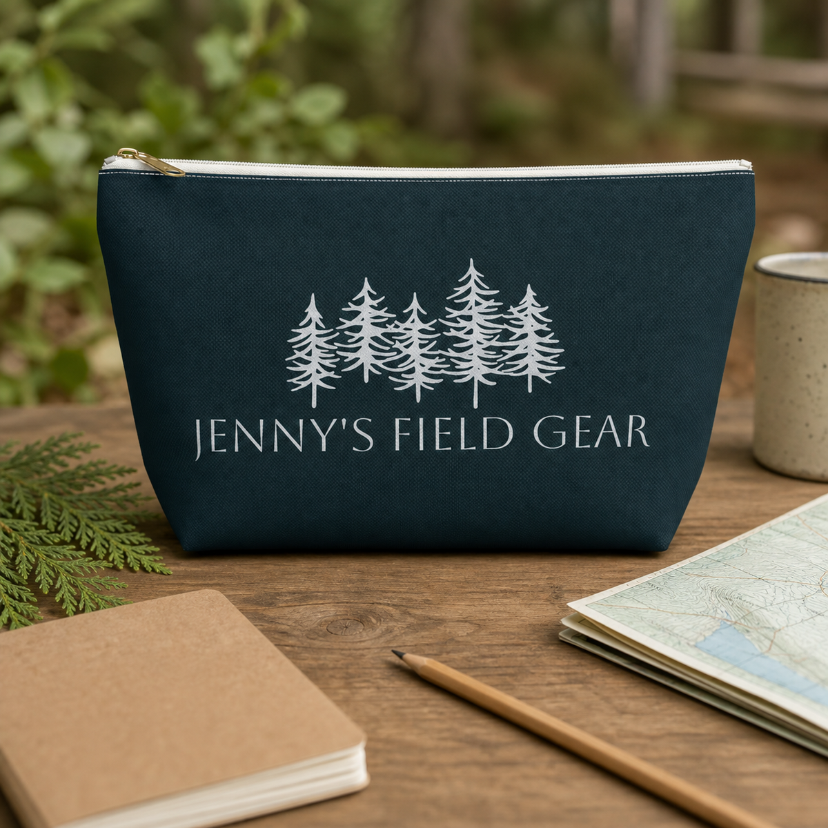 Personalized Pacific Northwest Travel Pouch