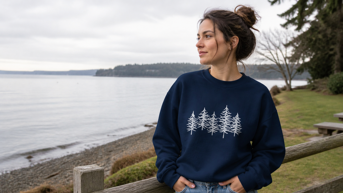 Pacific Northwest Trees Sweatshirt